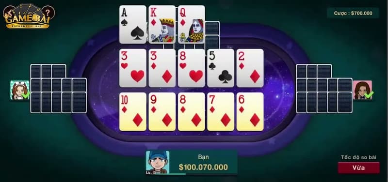 Các tổ hợp  đặc biệt trong Hướng Dẫn Chơi Binh Xập Xám